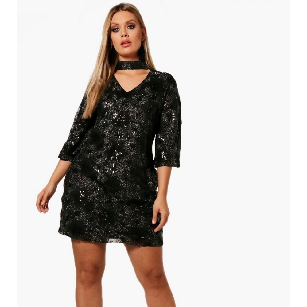 Sequin Dress Plus Size